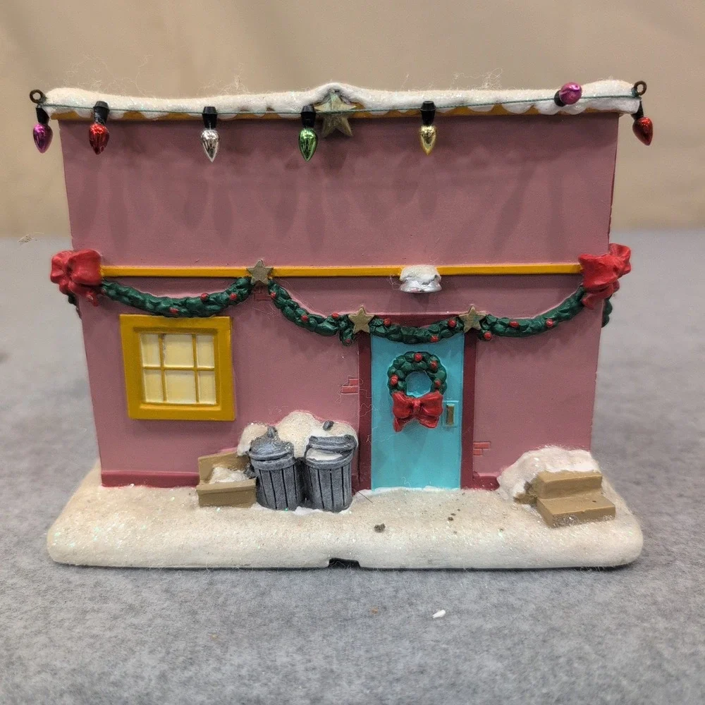 The Simpsons Christmas Village King Toots Music Store Light Up Building Decor - Picture 4 of 9